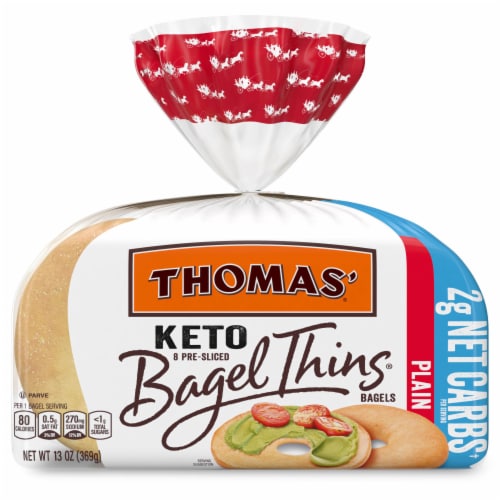 Thomas' Keto Plain Bagel Thins Perspective: bottom