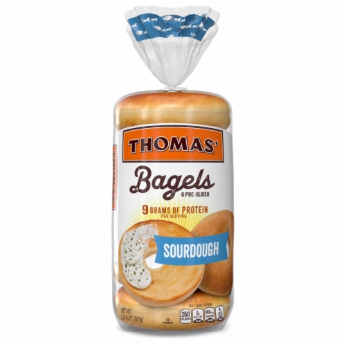 Thomas' Sourdough Bagels Perspective: bottom