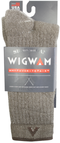 Wigwam Merino Comfort Hiker Crew Socks - Taupe Perspective: bottom