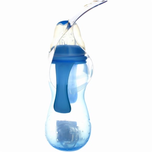 Nuby 3 Stage Baby Bottle with Handles, 3m+, Standard Neck, 11 oz Perspective: bottom