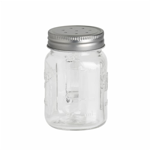 Mason Craft & More Clear Salt and Pepper Shaker Set Perspective: bottom