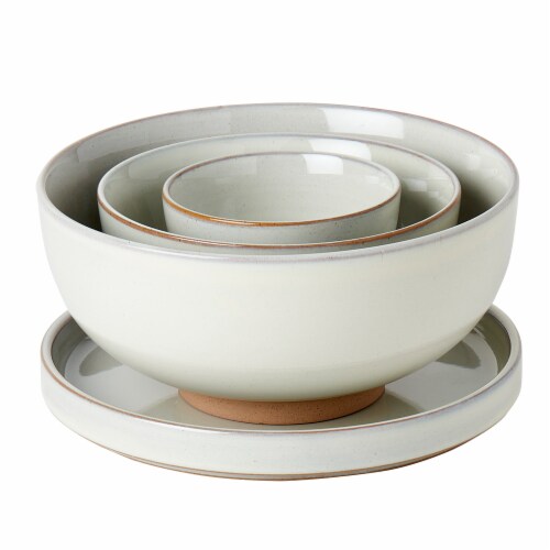 Tabletops Infuse Ivory Dining Set Perspective: bottom