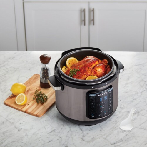 Crock-Pot® Stainless Steel Countdown Programmable Slow Cooker - Black, 8 qt  - Fred Meyer