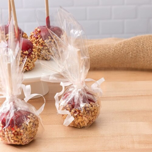 1000 Deli And Bakery Wrap Plastic Sheets 15x15 Food Wrapping Sandwiches Cookies Perspective: bottom