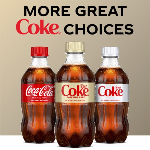 Diet Coke® Caffeine Free Soda Bottles Perspective: bottom