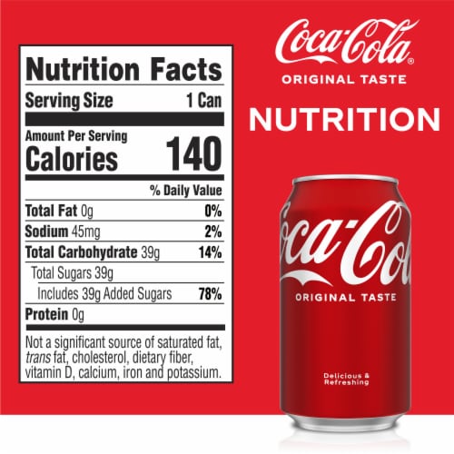 Coca-Cola® Soda Cans, 12 fl oz - Dillons Food Stores