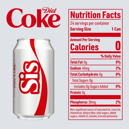 Diet Coke® Soda Cans Perspective: bottom