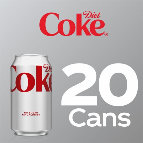 Diet Coke® Soda Cans Perspective: bottom
