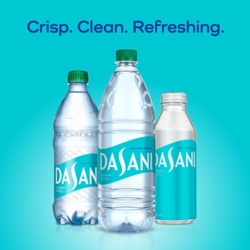 Dasani Purified Bottled Water Perspective: bottom