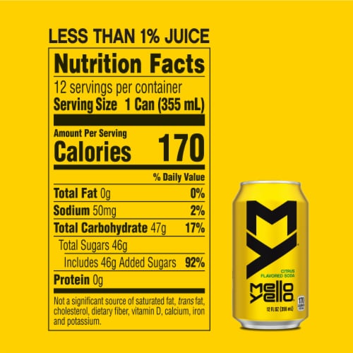 Mello Yello® Soda Cans Perspective: bottom