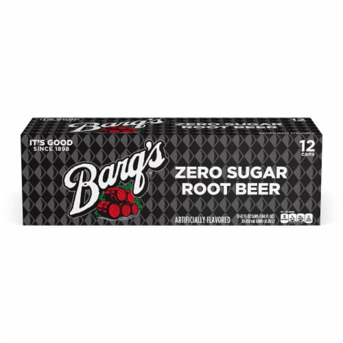 Diet Barq's® Root Beer Caffeine Free Soda Cans Perspective: bottom