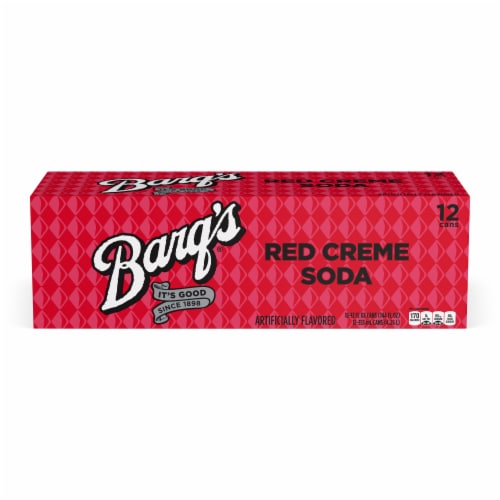 Barq's® Red Caffeine Free Creme Soda Cans Perspective: bottom