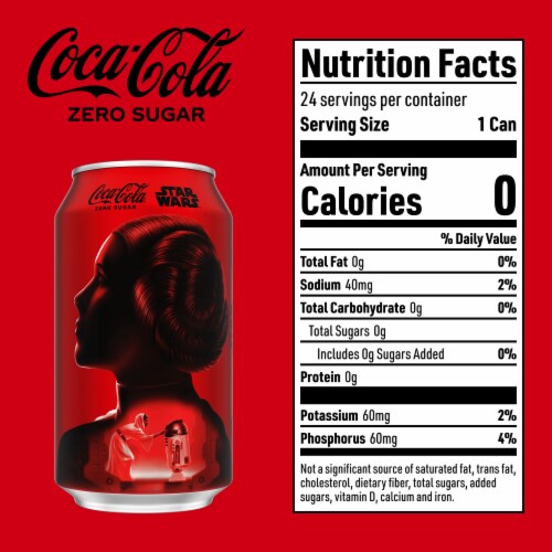Coca-Cola Zero Sugar Soda Cans Perspective: bottom