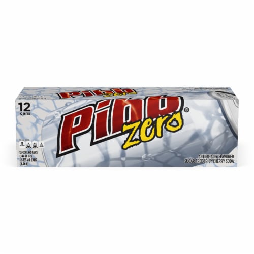 Pibb Zero Sugar Soda Cans Perspective: bottom
