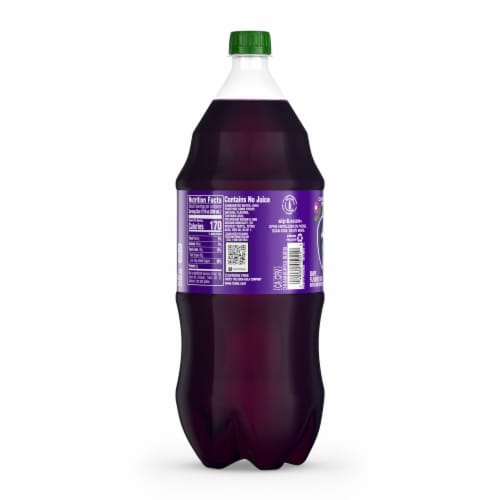 Fanta® Grape Caffeine Free Soda Bottle Perspective: bottom
