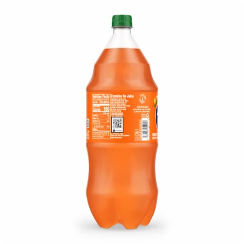 Fanta® Orange Caffeine Free Soda Bottle Perspective: bottom