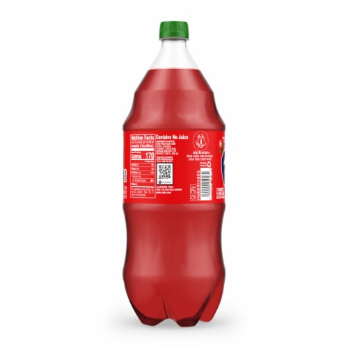 Fanta® Strawberry Caffeine Free Soda Bottle Perspective: bottom