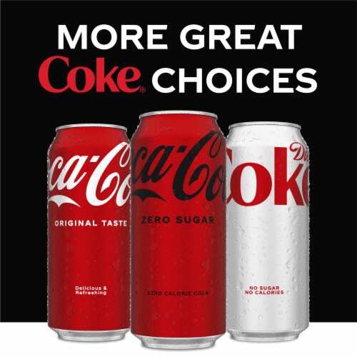 Coca-Cola Zero Sugar Soda Can Perspective: bottom