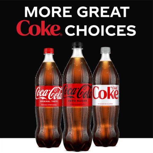 Coca-Cola Zero Sugar Soda Bottle Perspective: bottom