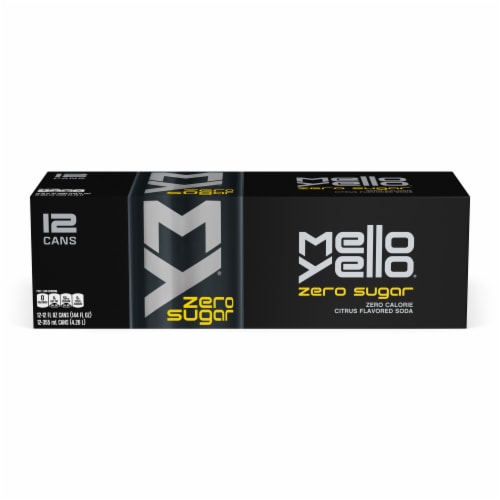 Mello Yello® Zero Sugar Citrus Soda Cans Perspective: bottom