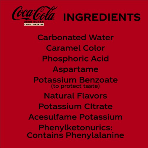 Coca-Cola® Zero Sugar Caffeine Free Soda Bottle Perspective: bottom