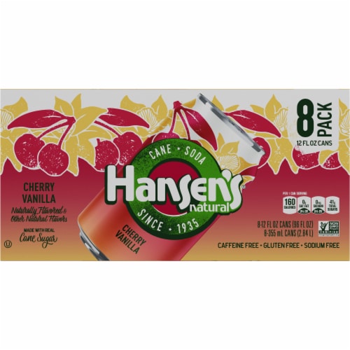 Hansen's Cherry Vanilla Soda Perspective: bottom