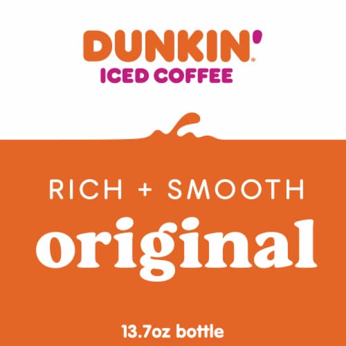 Dunkin' Original Iced Coffee Bottle Perspective: bottom