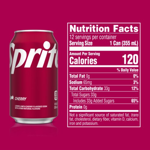 Sprite® Cherry Lemon Lime Soda Cans Perspective: bottom