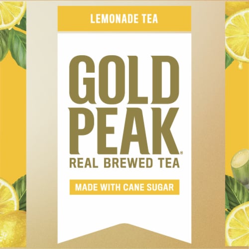 Gold Peak Lemonade Flavored Iced Tea Drink Perspective: bottom