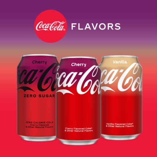 Coca-Cola Cherry Coke 7.5 oz Cans - Shop Soda at H-E-B