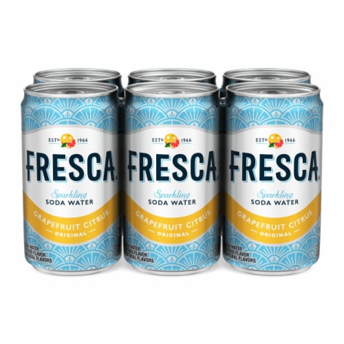 Fresca® Grapefruit Citrus Caffeine Free Soda Cans Perspective: bottom