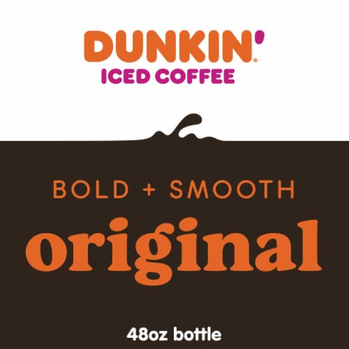 Dunkin' Original Iced Coffee Bottle Perspective: bottom