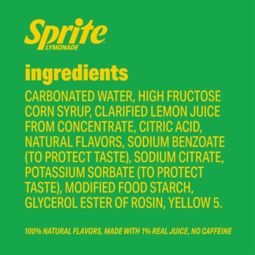 Sprite® Lymonade Soda Cans Perspective: bottom