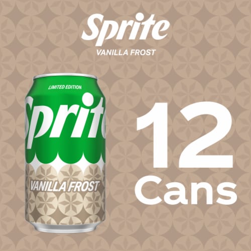 Sprite® Vanilla Frost Caffeine Free Soda Cans Perspective: bottom