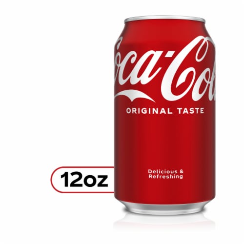 Coca-Cola® Original Cola Soda Cans Perspective: bottom