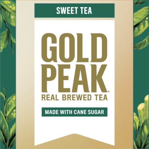 Gold Peak Sweetened Black Tea Bottle Perspective: bottom