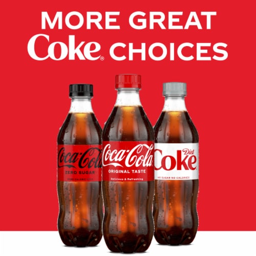 Coca-Cola Classic Soda Bottles Perspective: bottom