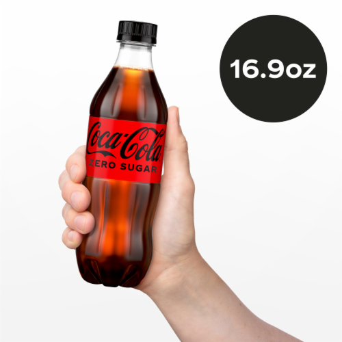 Coca-Cola Zero Sugar Cola Soda Perspective: bottom