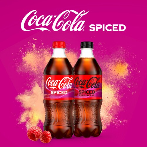 Coca-Cola® Spiced Raspberry Soda Bottle Perspective: bottom