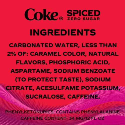 Coca-Cola® Zero Sugar Spiced Raspberry Soda Bottle Perspective: bottom