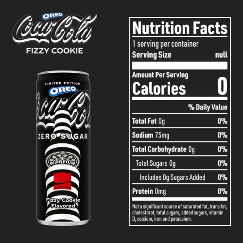 Coca-Cola® Zero Sugar OREO Soda Can Perspective: bottom