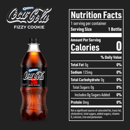 Coca-Cola® Zero Sugar OREO Soda Bottle Perspective: bottom