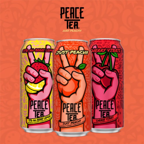 Peace Tea® Just Peachy Iced Tea Can Perspective: bottom