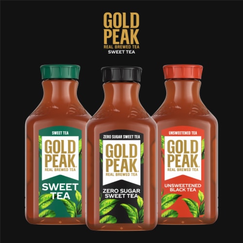 Gold Peak® Zero Sugar Sweet Tea Bottle Perspective: bottom