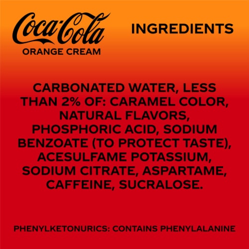 Coca-Cola® Zero Sugar Orange Cream Soda Bottle Perspective: bottom