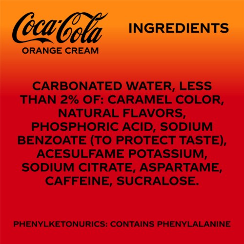 Coca-Cola® Zero Sugar Orange Cream Soda Bottle Perspective: bottom