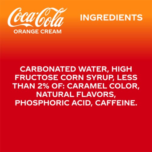 Coca-Cola® Orange Cream Soda Cans Perspective: bottom