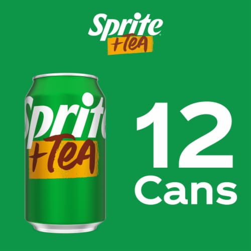 Sprite® + Tea Lemon Lime Caffeine Free Soda Cans Perspective: bottom