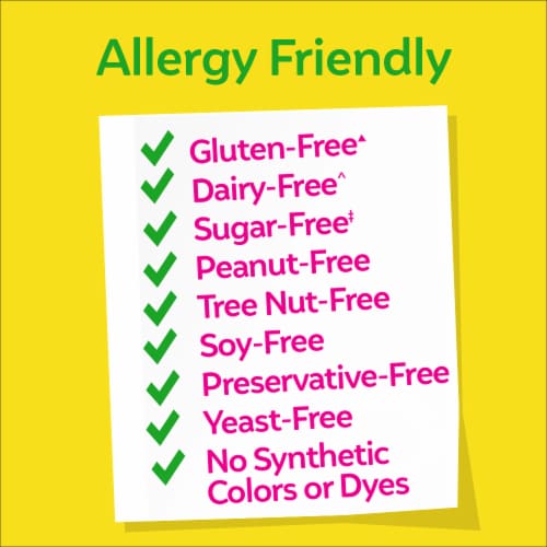 Culturelle® Kids Purely Probiotics® Bursting Berry Flavor Daily Chewable Tablets Perspective: bottom