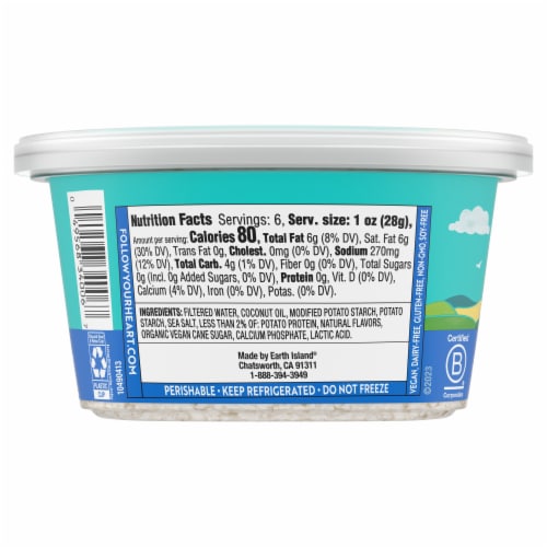 Follow Your Heart® Dairy Free Vegan Feta Style Crumbles Cheese Perspective: bottom